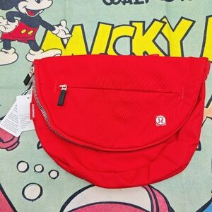 Lululemon red All Night Festival Bag 5L